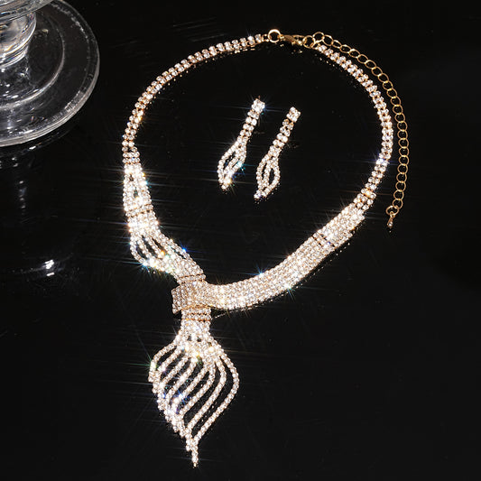 High-Grade Clavicle Chain Fashion Jewelry Set