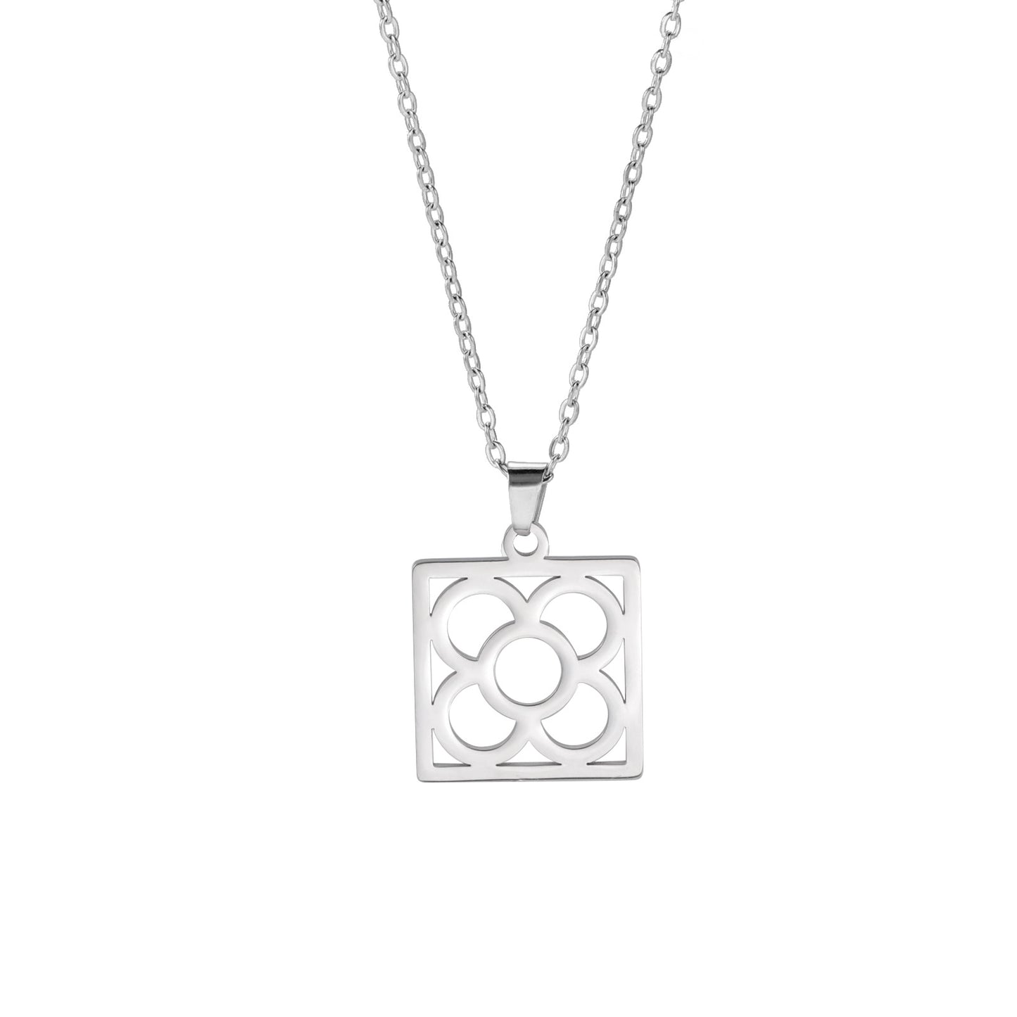 Geometric Titanium Steel Necklace